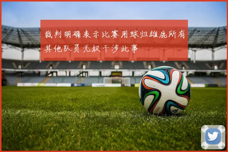 裁判明确表示比赛用球归雄鹿所有其他队员无权干涉此事